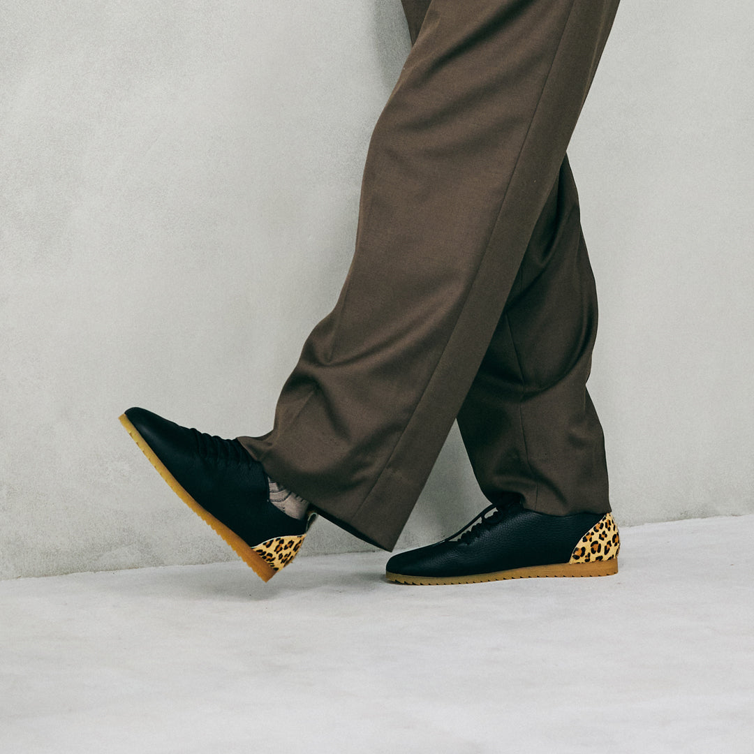Lace Up Shoes  /  Leopard