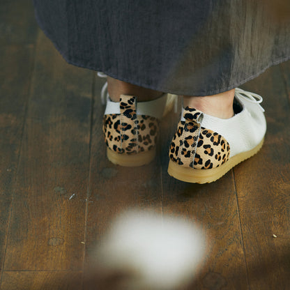 Lace Up Shoes  /  Leopard
